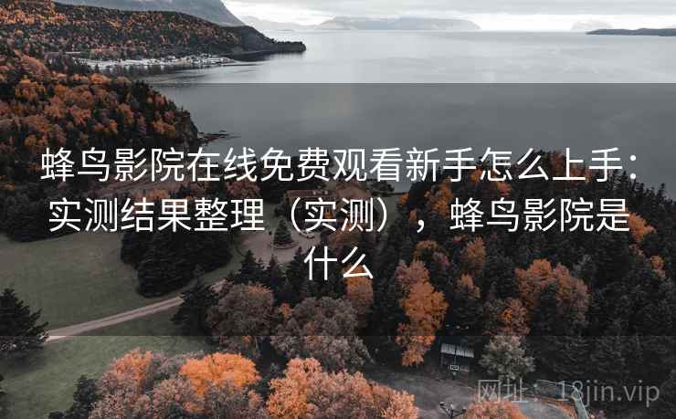 蜂鸟影院在线免费观看新手怎么上手：实测结果整理（实测），蜂鸟影院是什么