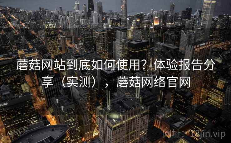 蘑菇网站到底如何使用？体验报告分享（实测），蘑菇网络官网