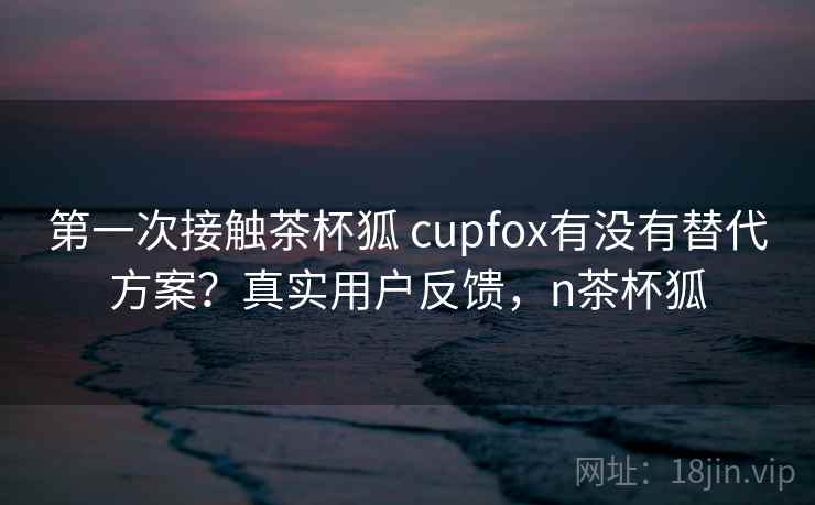第一次接触茶杯狐 cupfox有没有替代方案？真实用户反馈，n茶杯狐