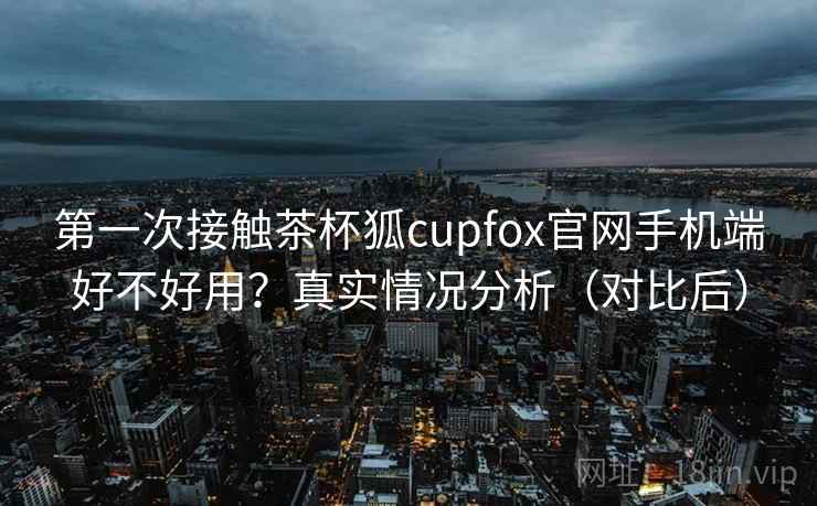 第一次接触茶杯狐cupfox官网手机端好不好用？真实情况分析（对比后）